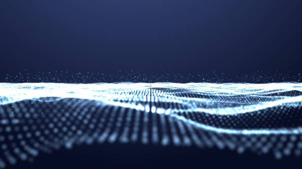 istock Blue Abstract Background of  wave form,Abstract  background for business science or technology 941224498