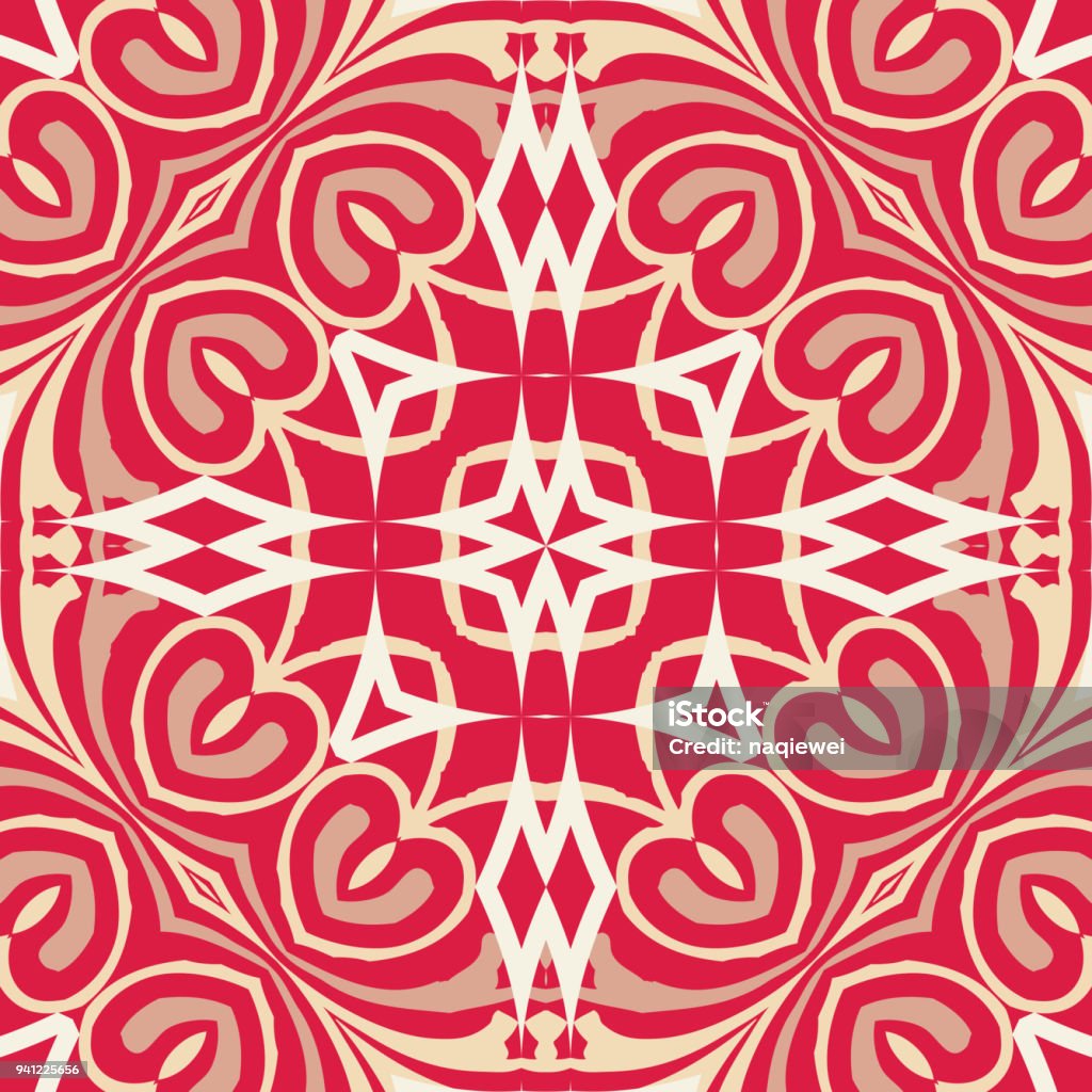 floral texture background Arabic Style stock vector