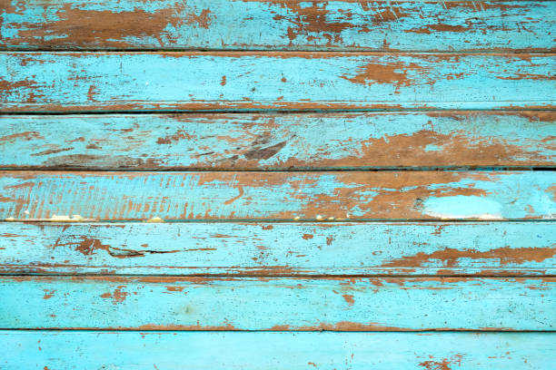 istock wooden plank painted in blue 941233684