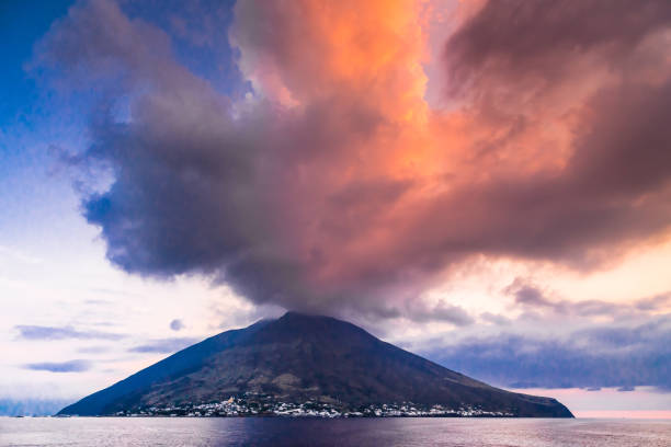 istock The volcano stromboli in the aeolian islands. 941237980