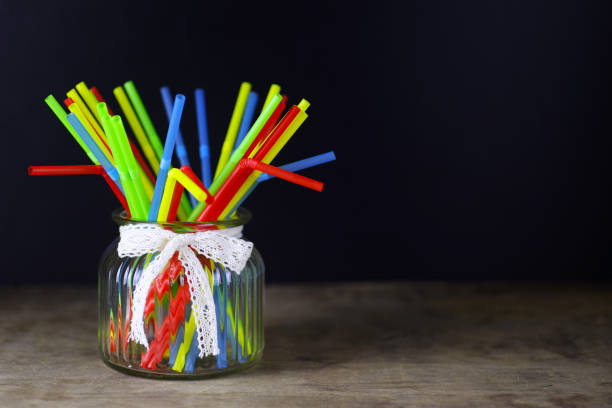 istock colored plastic cocktail tubes standing in a glass 941238770