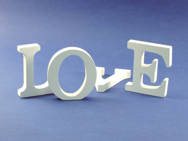 valentine's day background alphabet word love