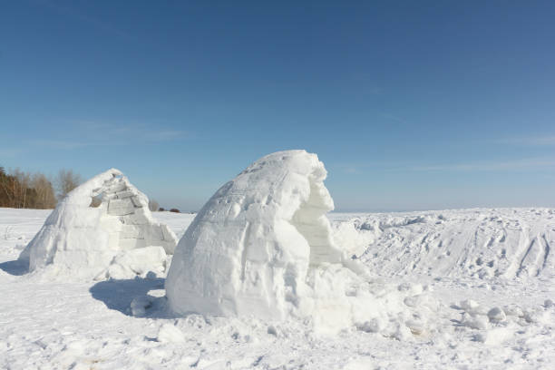 istock Igloo unfinished on a snow glade in the winter 941258584