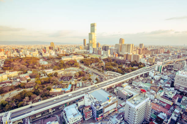 istock Osaka city landscape, Japan 941263578