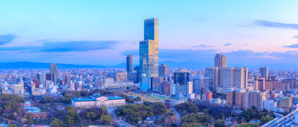 istock Osaka city landscape, Japan 941264552
