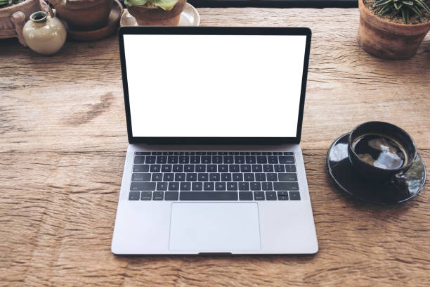 istock mockup image of laptop with blank white desktop screen 941268440