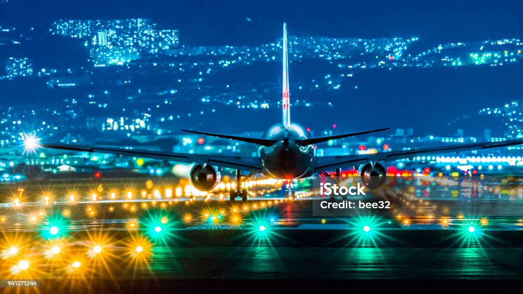 Runway At Night Stock Photo - Download Image Now - Airport Runway, Night, Airport - iStock Runway At Night Stock Photo - Download Image Now - Airport Runway, Night, Airport - iStock