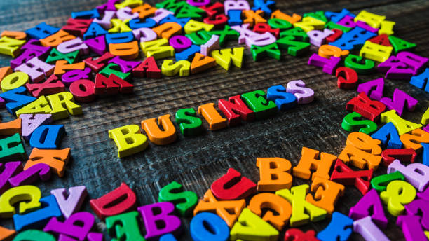 istock Wooden alphabet letters, business 941272148
