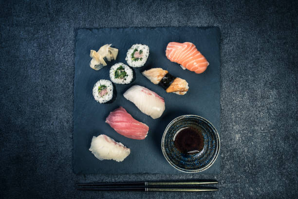 istock Japanese sushi dishes 941275428