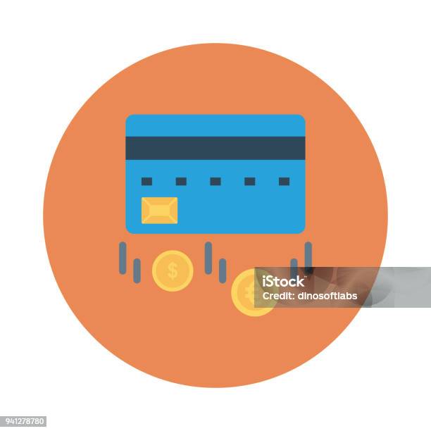 Visa Card Stock Illustration - Download Image Now - ATM, Backgrounds, Bank - Financial Building