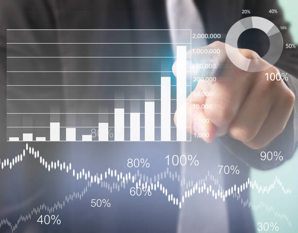 istock financial symbols coming from hand 941284918
