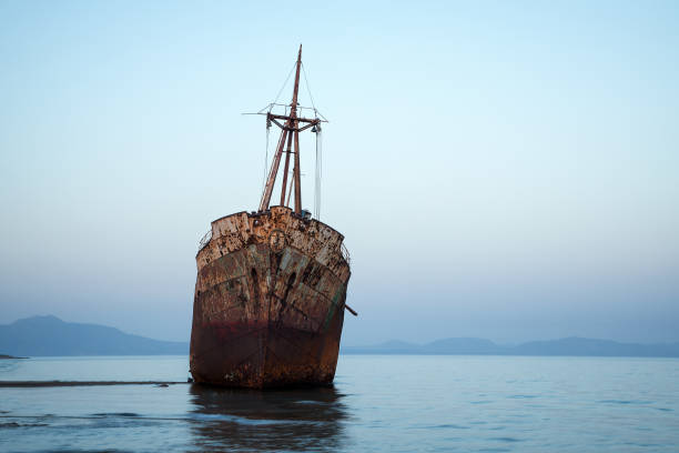 istock A beautiful coastline near Gytheio with a famous rusty shipwreck 941298894