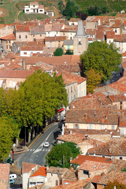 istock France, Languedoc-Roussillon, Herault, Saint Chinian, St-Chinian, Rooftops 941299140