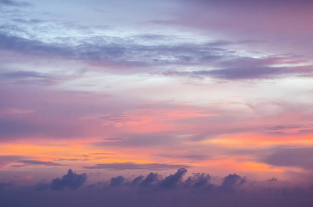 istock Colorful dramatic sky with cloud at sunset.Sky with  background 941302638