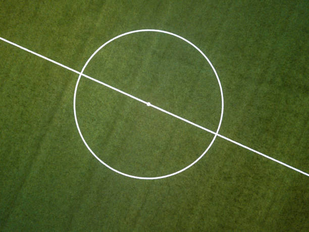 istock Aerial view of a soccer field 941303588