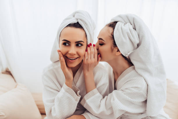istock Young women in spa salon 941308596