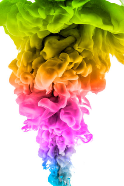 istock colorful dye in water on white background 941325348