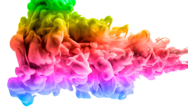 istock colorful dye in water on white background 941325350
