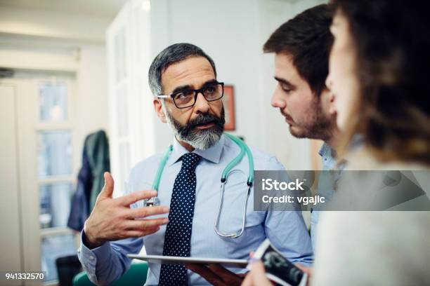 Consultation In Doctors Office Stock Photo - Download Image Now - Doctor, Patient, Hospital
