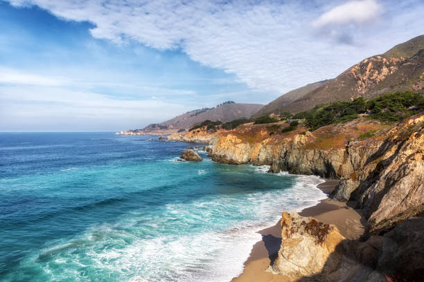 istock Pacific coastline along highway 1, California 941334622