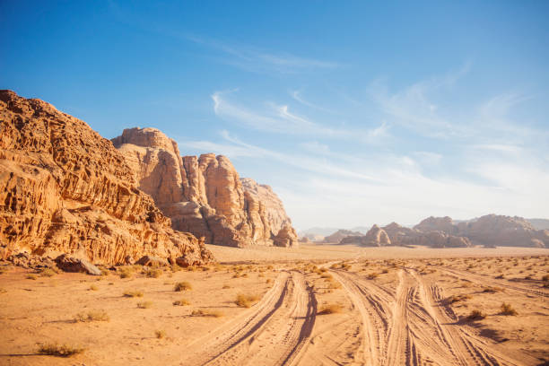 istock Wadi Ram desert. Jordan landscape. 941338426