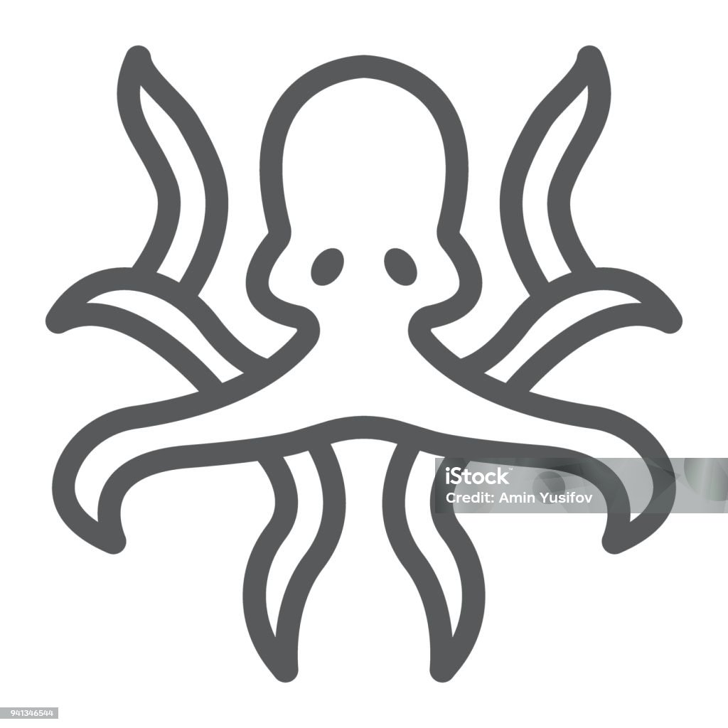Ilustración de Icono De La Línea Del Pulpo Animal Y Submarino Gráficos Vectoriales De Signo Acuático Un Patrón Linear Sobre Un Fondo Blanco Eps 10 y más Vectores Libres de Derechos de Ilustración de Icono De La Línea Del Pulpo Animal Y Submarino Gráficos Vectoriales De Signo Acuático Un Patrón Linear Sobre Un Fondo Blanco Eps 10 y más Vectores Libres de Derechos de