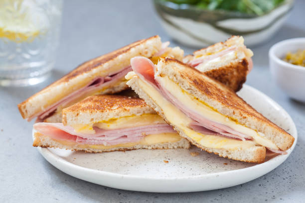 istock grilled ham and cheese sandwiches 941347530