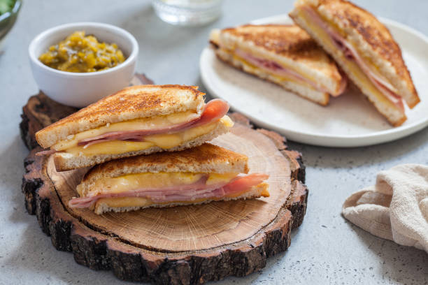 istock grilled ham and cheese sandwiches 941347704