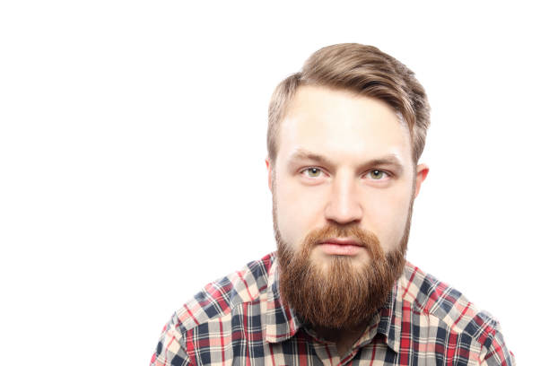 istock bearded man in red shirt 941350724