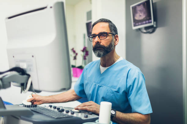 istock Ultrasound Examination In Doctors Office 941361344