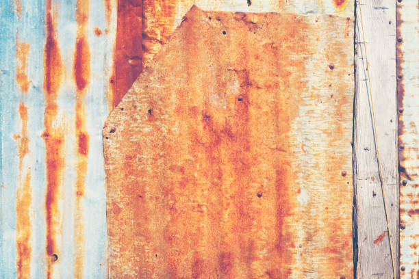 istock Old zinc wall, vintage filter image 941365070