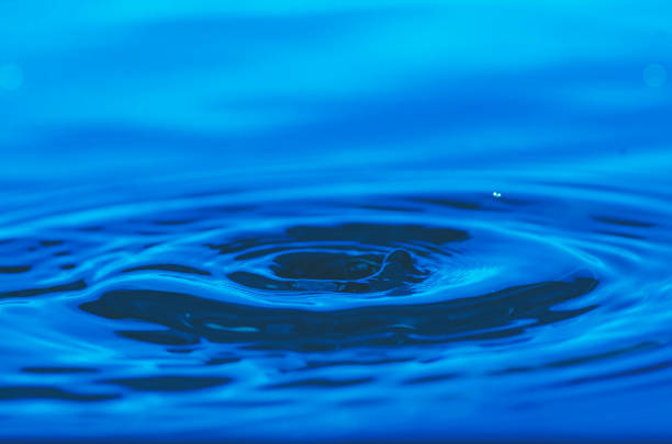 istock abstract background of Blue water drop falling down 941373024