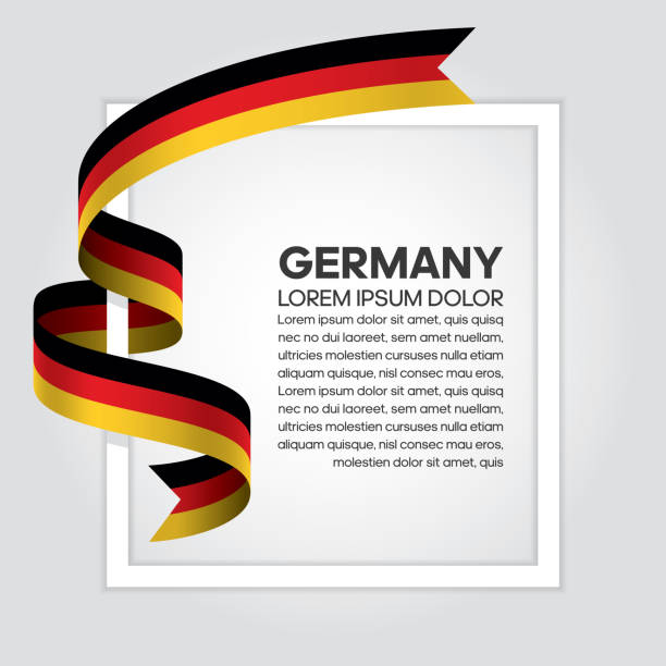 niemcy flaga tło - german culture germany german flag flag stock illustrations