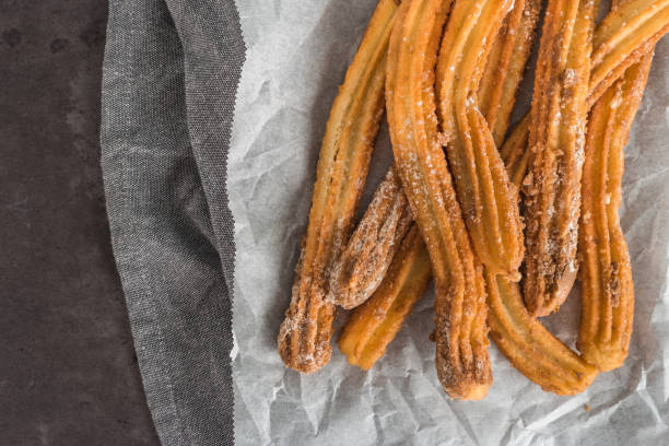 istock Traditional Spanish and Mexican dessert churros 941381890