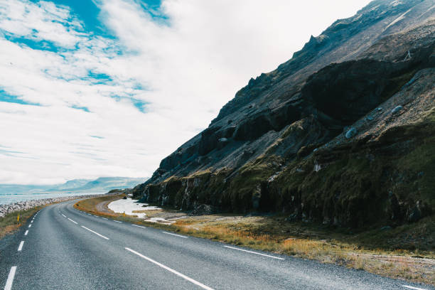 istock empty asphalt road and beautiful landscape in western iceland 941403532