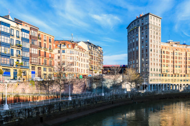 istock bilbao old town view on sunny day, Spain 941407324