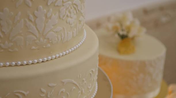 istock a close up of a beautifully decorated wedding cake 941407730