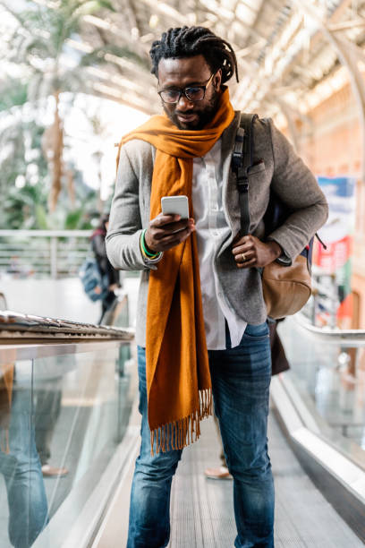 istock Businessman in the Train Station. 941408004