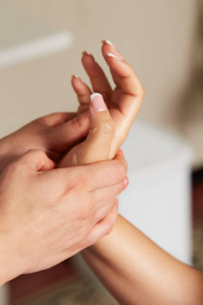 istock woman hand's massage at spa club 941411882