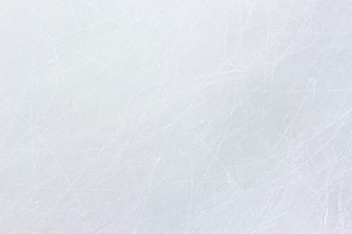 hielo pista piso superficie fondo y textura en época de invierno, tierra de deporte del hockey sobre hielo photo