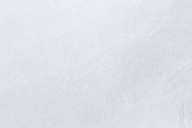 ice rink floor surface background and texture in winter time, ice hockey sport ground - time and space imagens e fotografias de stock