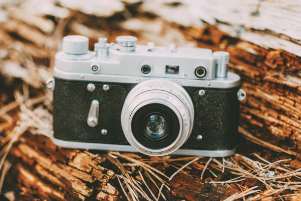 istock Old Vintage Small-Format Rangefinder Camera, 1950-1960s. 941416990