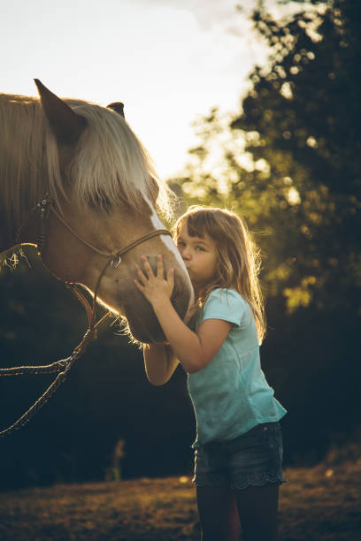 istock Boho Girl with her horse 941423954