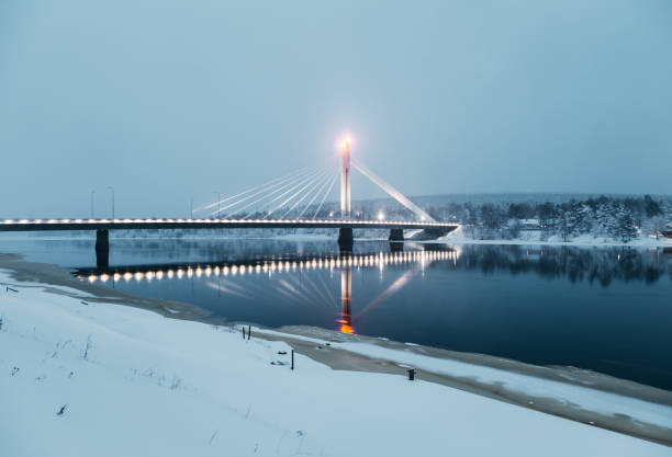 istock Bridge over Kemijoki at Rovaniemi 941427716