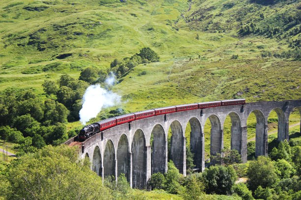 istock Glenfinnan Viaduct & Steam Train 941428366