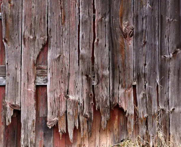 A barn door that has been around for a long long time