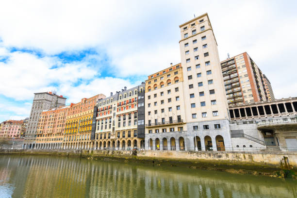istock bilbao old town view on sunny day, Spain 941431866