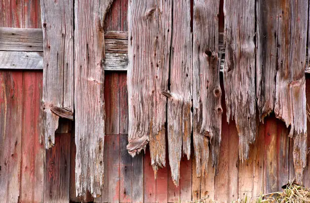 A barn door that has been around for a long long time
