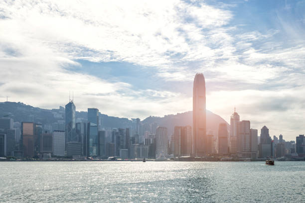 istock Hong Kong skyline and cityscape at sunset 941446878