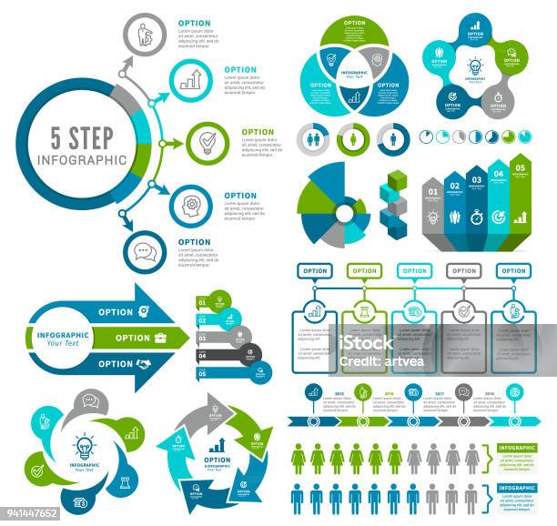 Infographic Elements Stock Illustration - Download Image Now - Infographic, Chart, Diagram